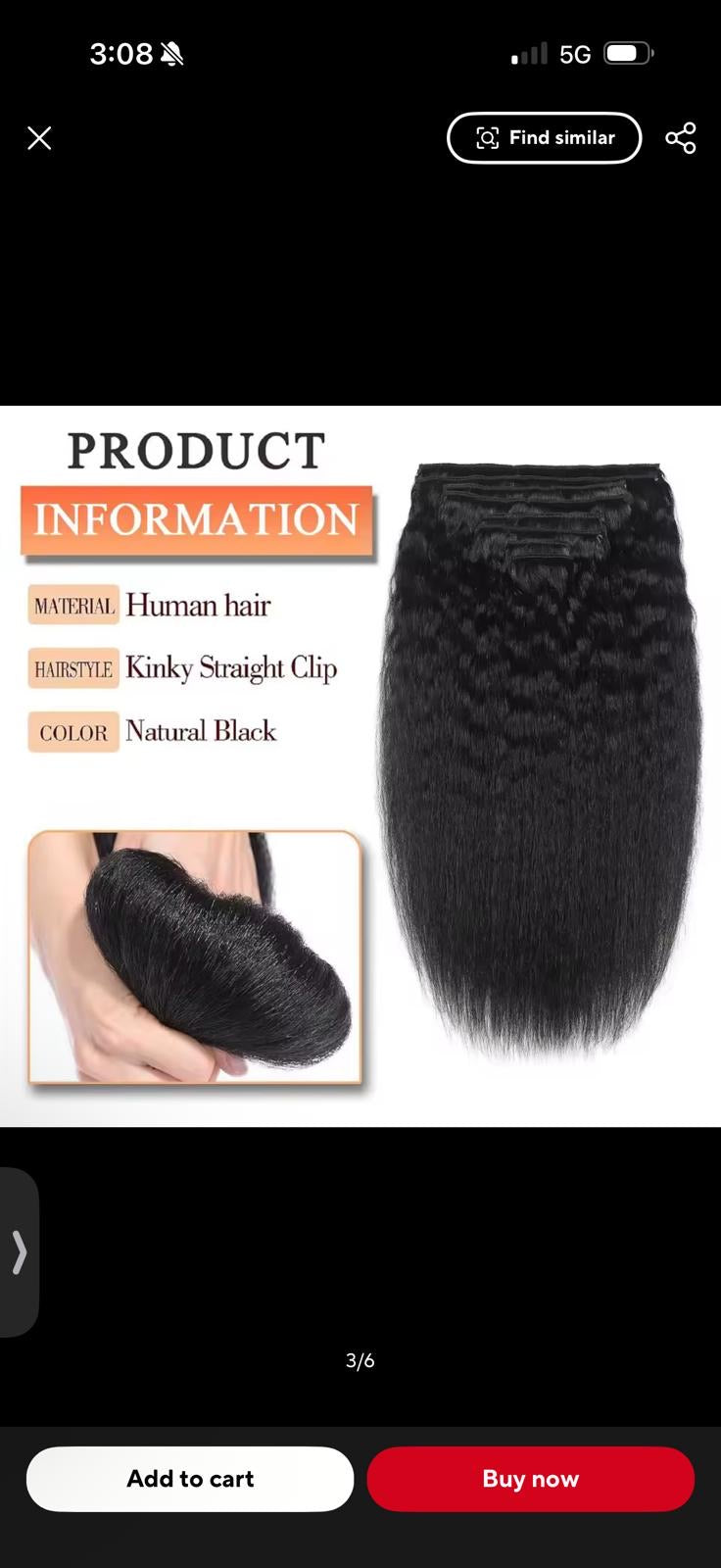 Hottie Kinky Straight Bundle – Natural Blowout Look 💕