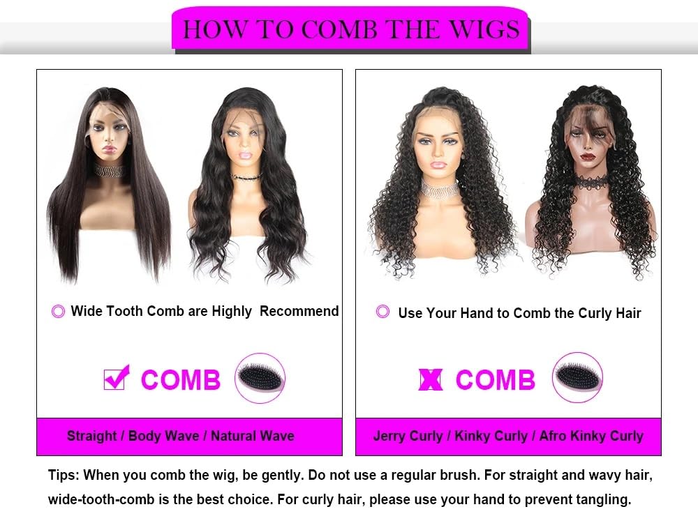 360 HD Lace Wig - Kinky Curly Human Hair Black