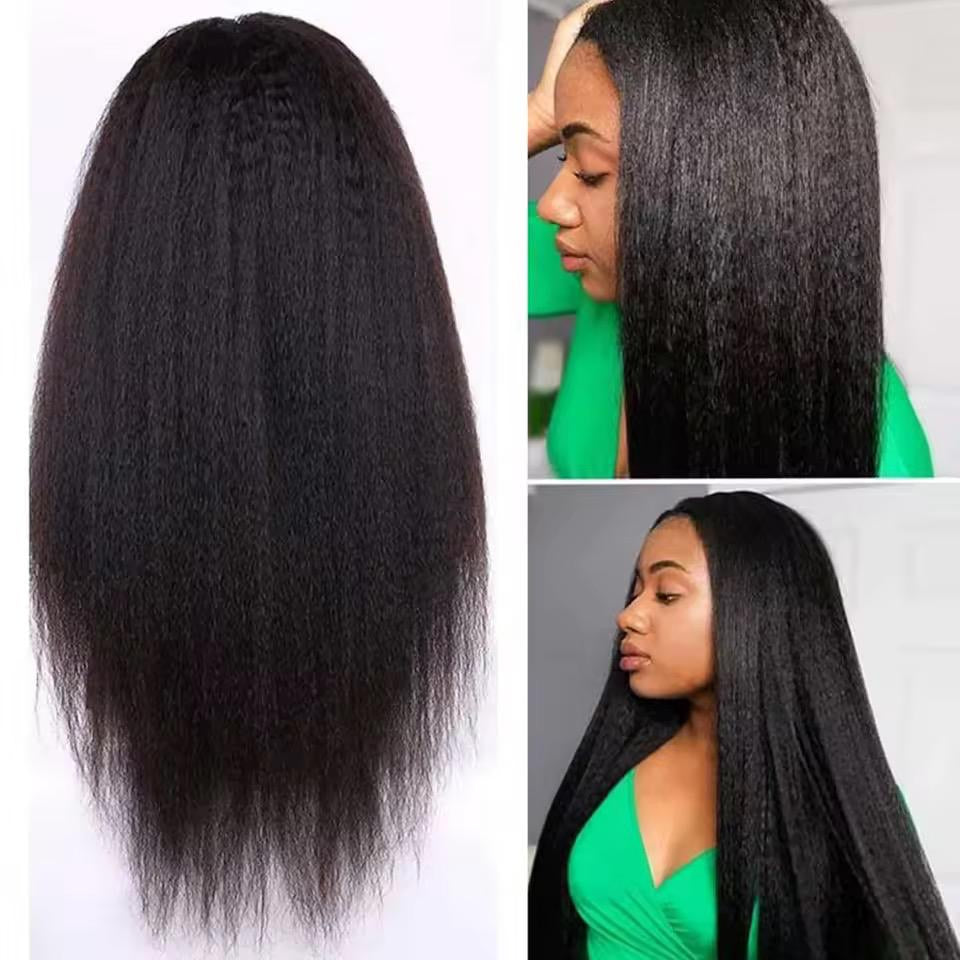 Hottie Kinky Straight Bundle – Natural Blowout Look 💕