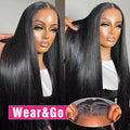 6x4 HD Lace Closure Wig - Straight 22 Inch Ready to Wear