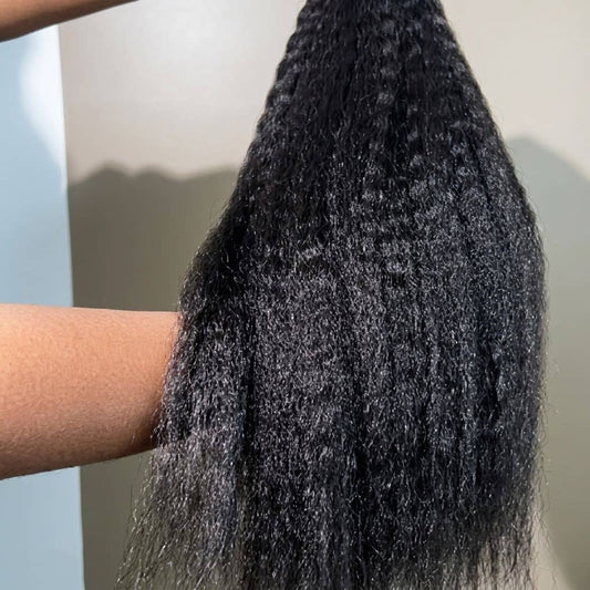 Hottie Kinky Straight Bundle – Natural Blowout Look 💕